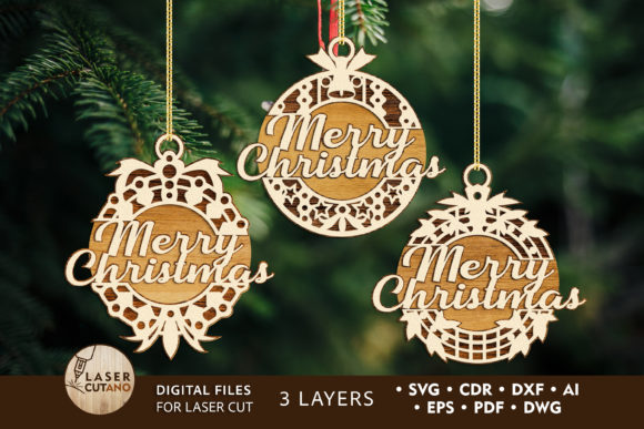 Download Christmas Ball Multilayer Cut Files - Multilayer Collection
