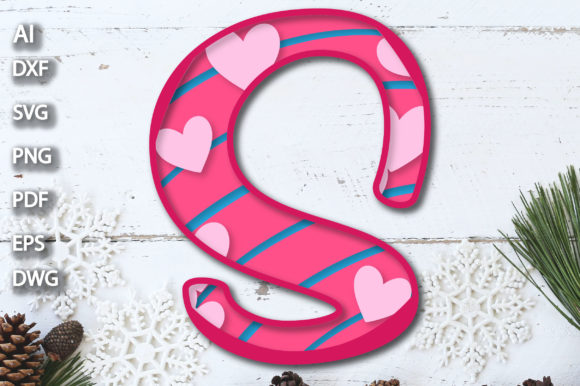 Download Multilayered Easter Letter S Paper Cut - Multilayer Collection