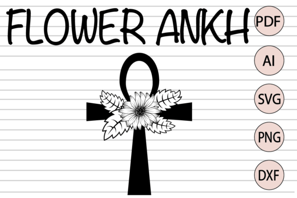 Download Daisy Flower Ankh Mythological - Ankh Collection