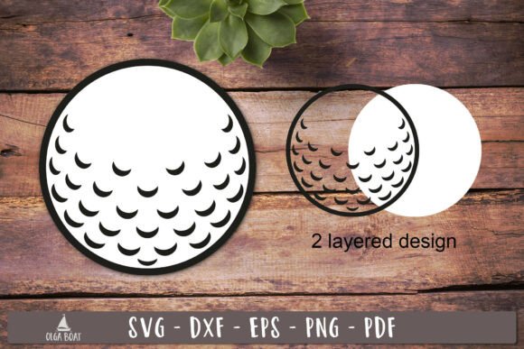 Download Golf Ball Layered SVG Design - Layered svg Collection