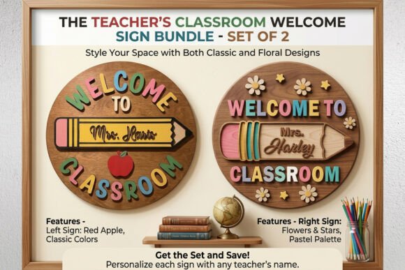 Download Classroom Welcome Sign Laser Cut Bundle - Welcome sign laser cut Collection
