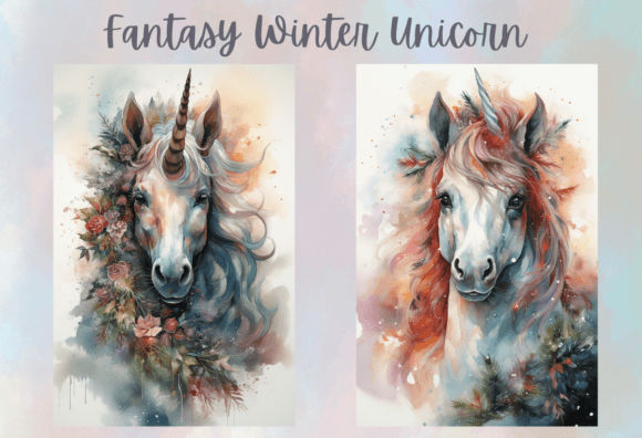 Download Fantasy Winter Unicorn Wall Art - Unicorn wall art Collection